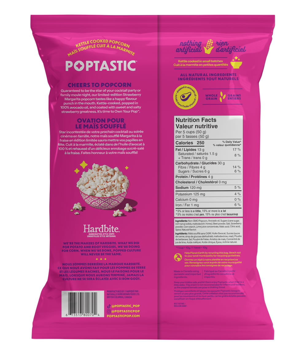 Strawberry Margarita Popcorn